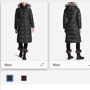 Eddie Bauer long down coat